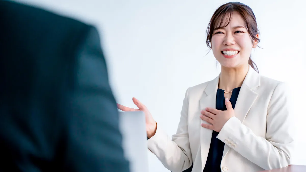 解決して安心した様子