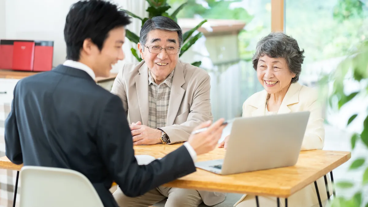解決して安心した様子