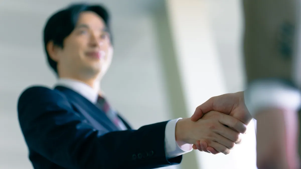 解決して安心した様子